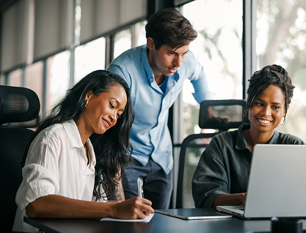 Professional team meeting